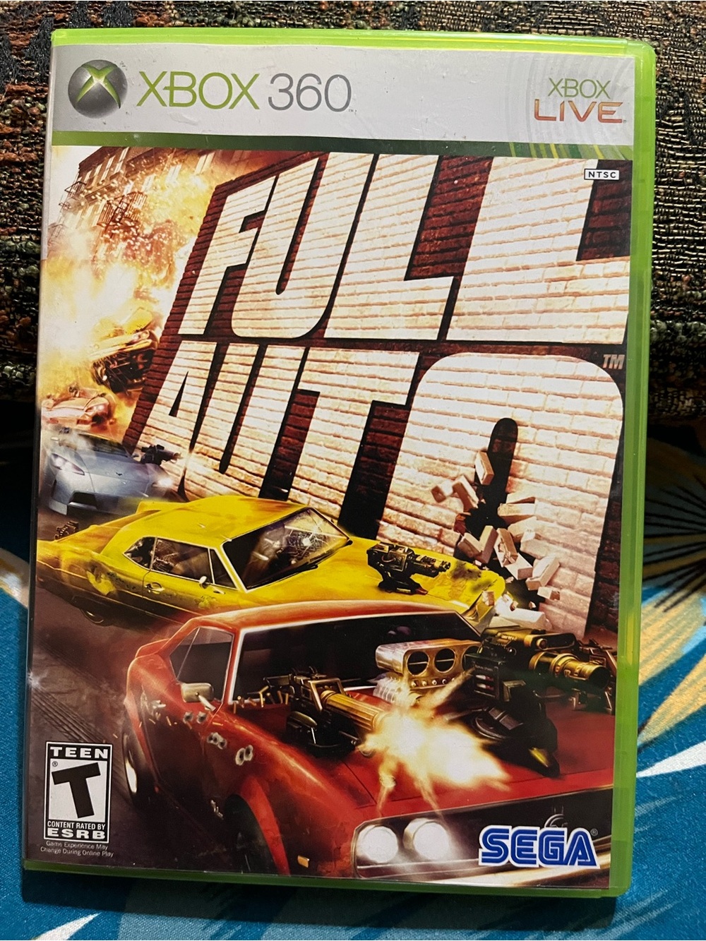 Full Auto Xbox 360 Video Game - Yellow & Red